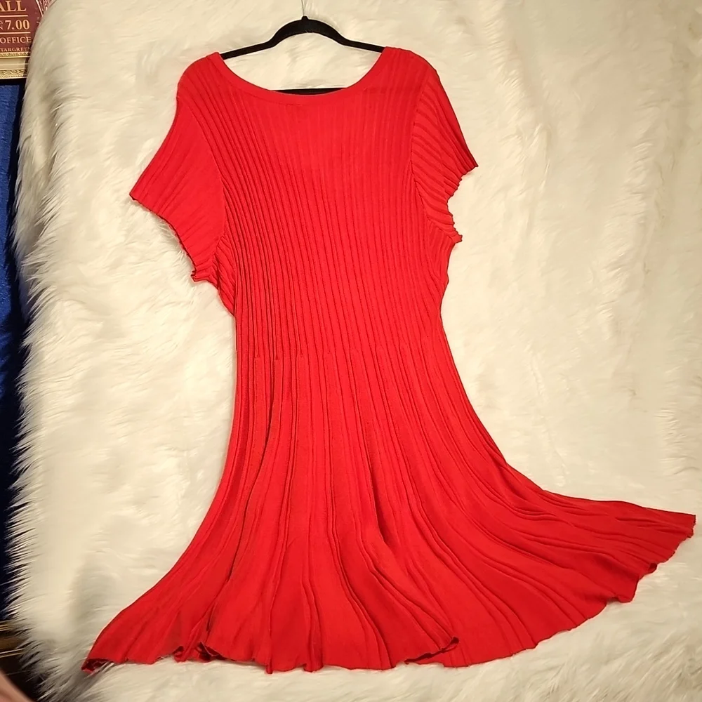Torrid Holiday  Red Sweater Dress sz 4. HOLIDAY - Picture 4 of 10
